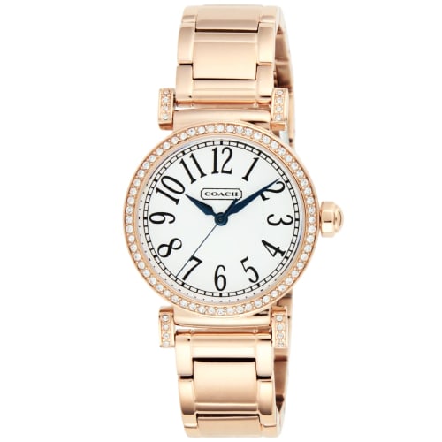 

Coach Madison 32mm Watch, Silver Dial, Stainless Steel, Quartz Movement, Rose Gold, 14501726, Women s