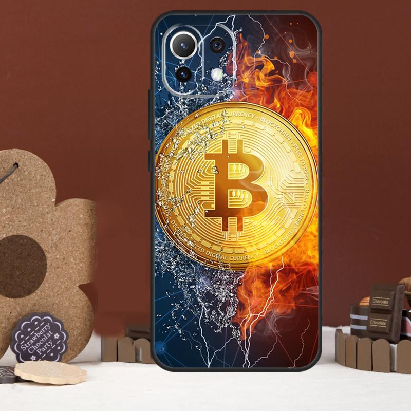 Bitcoin Coins Funny Case For Xiaomi 15 Ultra 14 15T 13T 14T 17 Pro Max POCO F8 Ultra X7 X5 X6 F5 F6 F7 Pro Cover