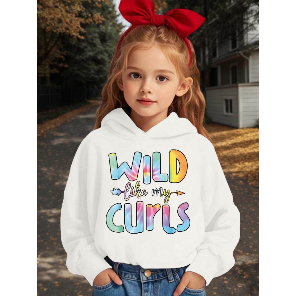 A Hooded Sweatshirt For Girls, A Fashionable Autumn Style, With A Casual And Simple Design, Is Suitable For Children's Outdoor T