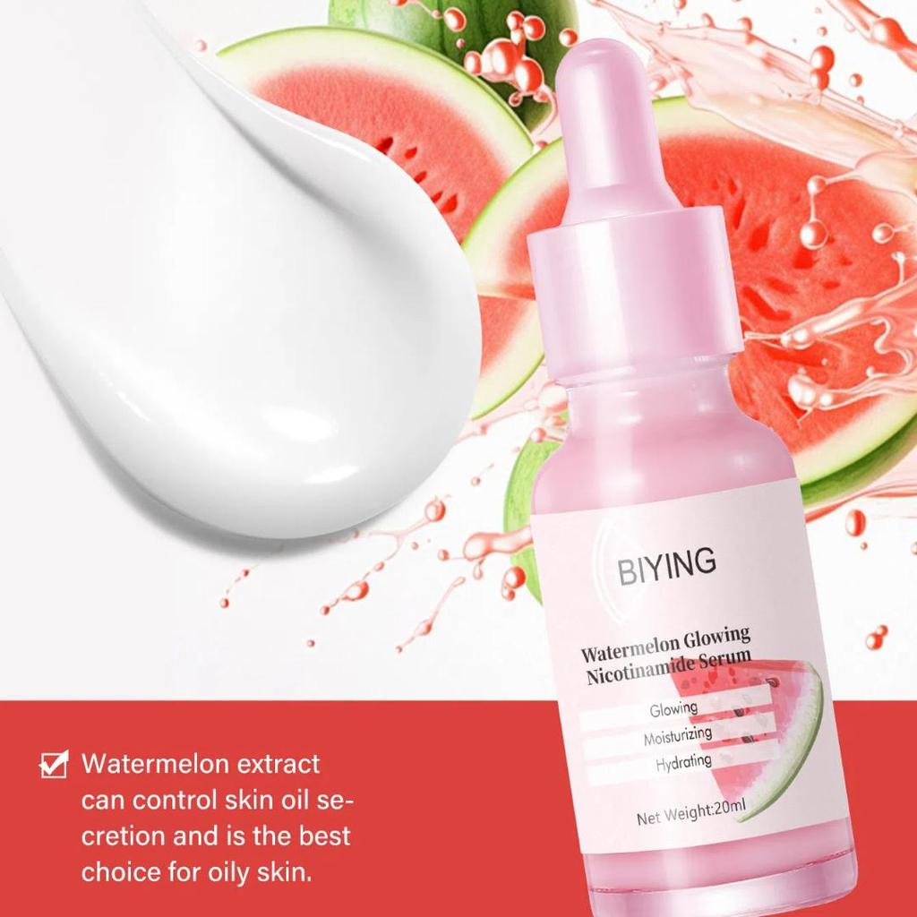 Watermelon nicotinamide essence, high-concentration nicotinamide brightening Facial Moisturizing essence.