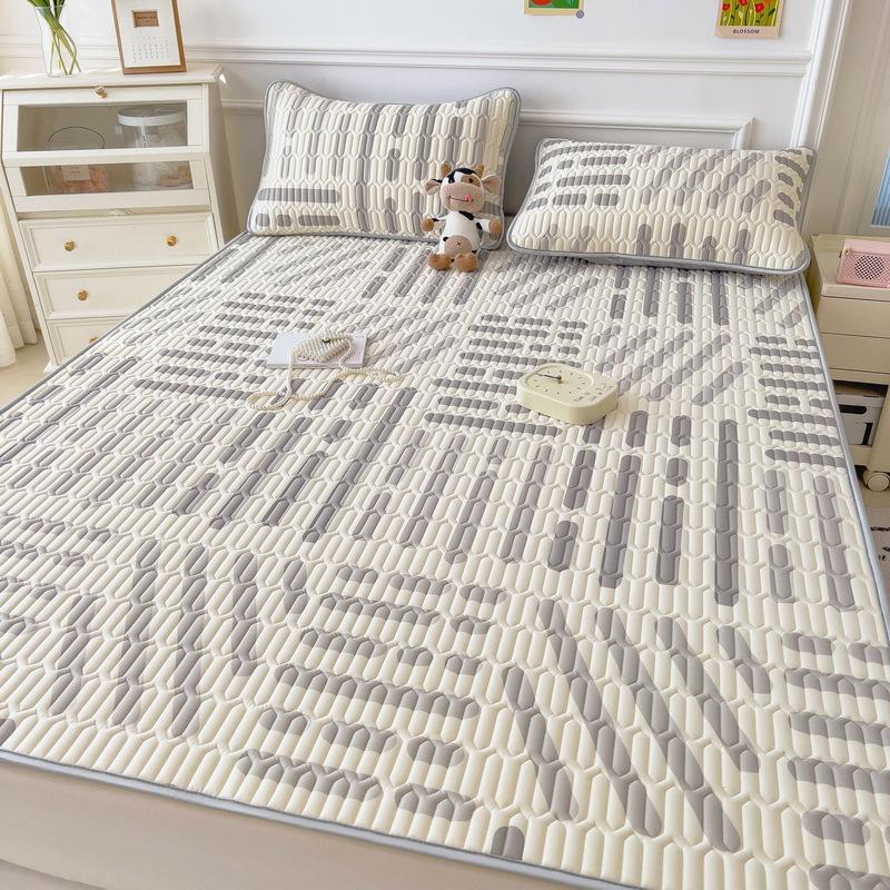 New Cartoon Comic Latex Summer Mat Washable Fresh Baby Ice Silk Summer Mat Child Air Conditioner Soft Seat