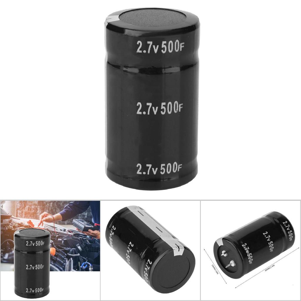 6PCS Super  Capacitor Automotive Car 2.7V 500F Capacitor 35 x 60MM