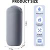Car Trash Can With Lid, Silicone Leakproof Mini Round Vehicle Garbage Bin For Cup Holder, Portable Automotive Interior Waste Storage & Organizers