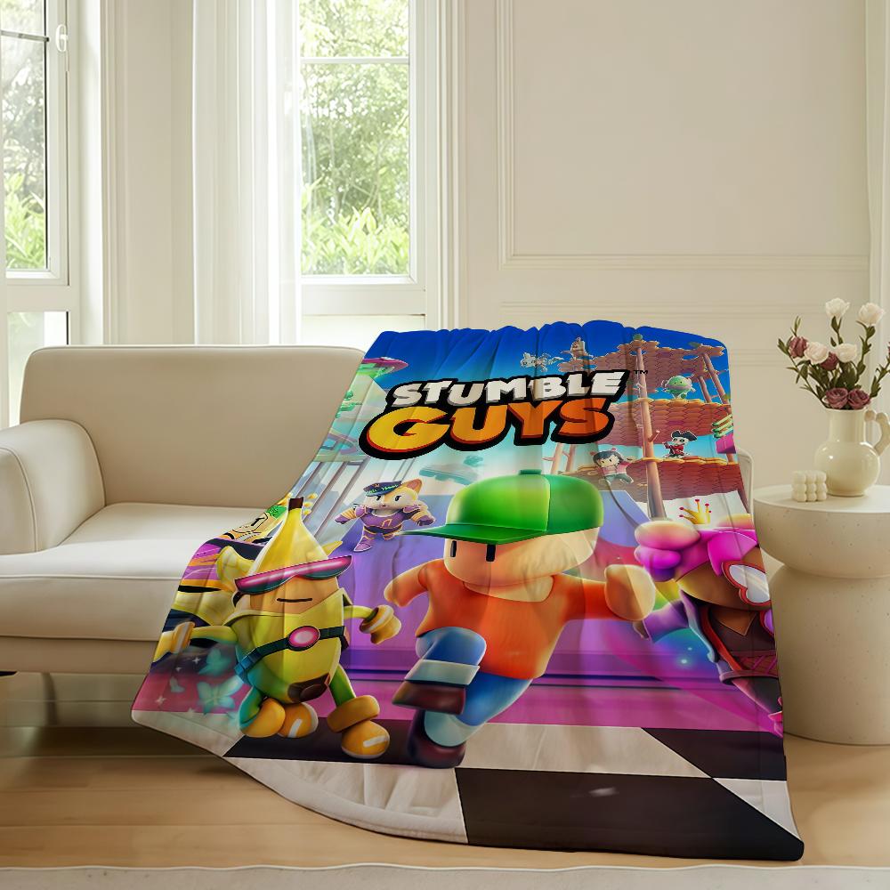 Adventure games S-stumble G-guys Blanket For Sofa Office Bed Plane Travel Sleep Read Relax Camping Soft And Warm