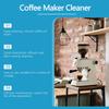 Coffee Machine Cleaning Tablets Coffee Maker Pot Descaling Cleaning Tabs 12-Count Rapid Dissolution Brewer Maintenance