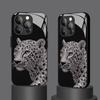 Gorgeous Cheetah Creative Tempered Phone Case Suitable for iPhone 17 16 15 14 13 12 11 Pro/Max/Plus Anti Drop and Anti Shock
