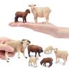 TOYMANY 8-Piece Farm Animal Figure Set, Sheep Figures, Sheep Family Set, Sheep Model, Parent and Child, Realistic Animal Model, Popular Animal Toy,
