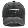Skeleton Dinosaur Print Baseball Cap Adjustable Snapback Sun Cap Animal Sports Hat Retro Protective Hat for Men Women