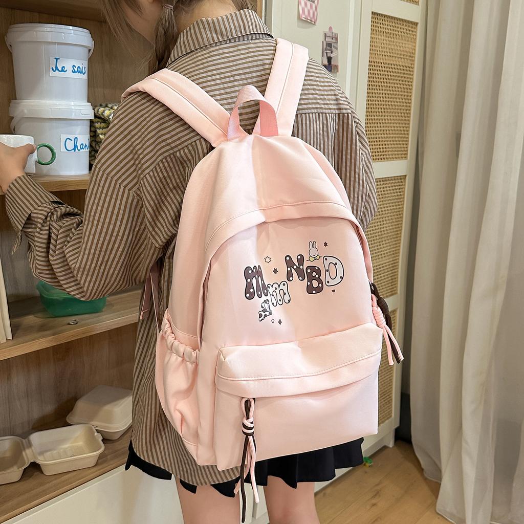 Schoolbag Mori high-value girl lightweight large-capacity simple versatile schoolbag junior high school student computer travel backpack