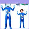 Neues Halloween Cosplay Kostüm für Kinder in Banban Garten Blau Cartoon Stil