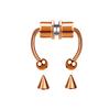 Fake Piercing Nose Ring Hoop Septum Non Piercing Nose Clip Rock HipHoop Stainless Steel Magnet Fashion Punk Body Women Jewelry