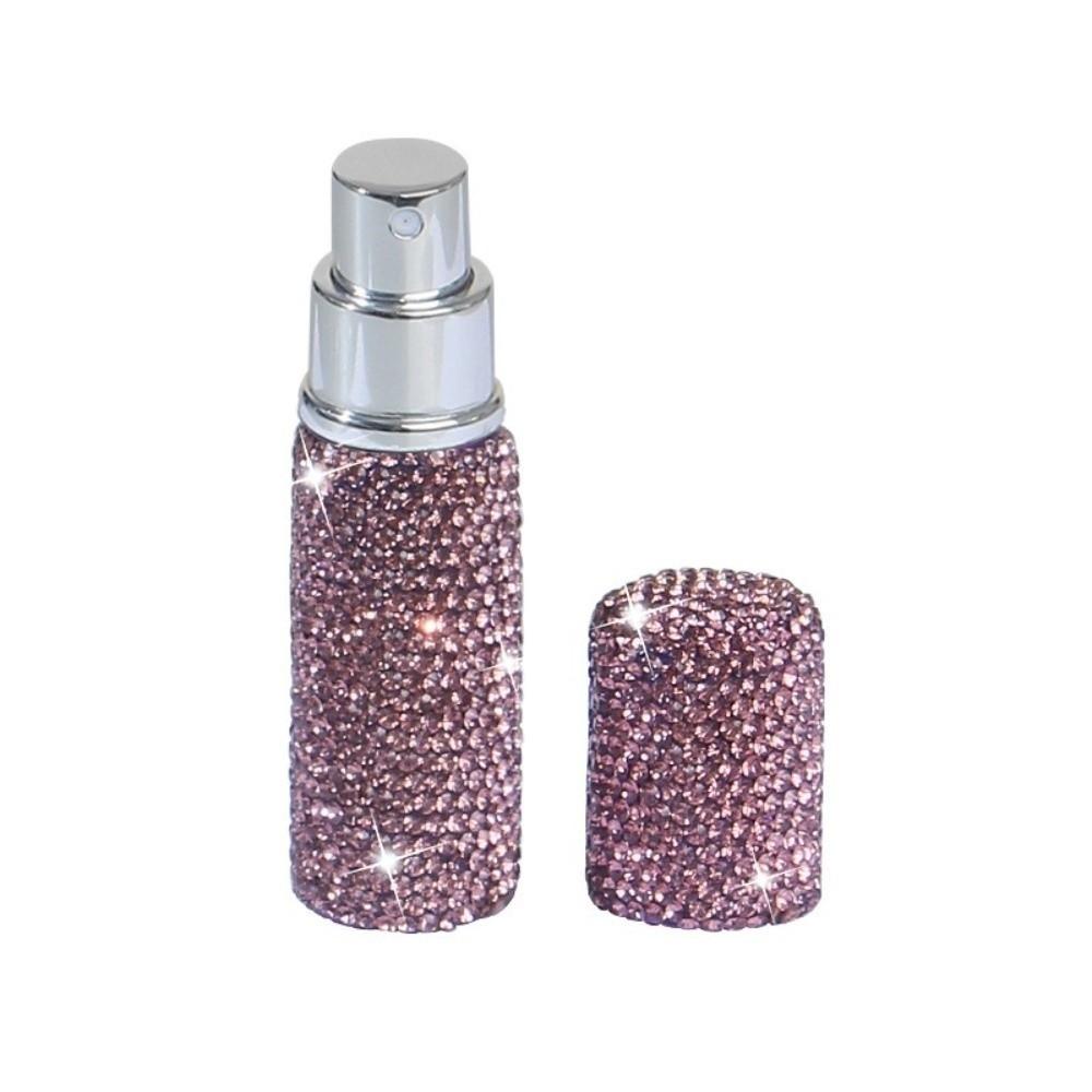 New 10ml Perfume Bottle Full Rhinestone Empty Refillable Bottles Portable Glass Storage Container Makeup Tool
