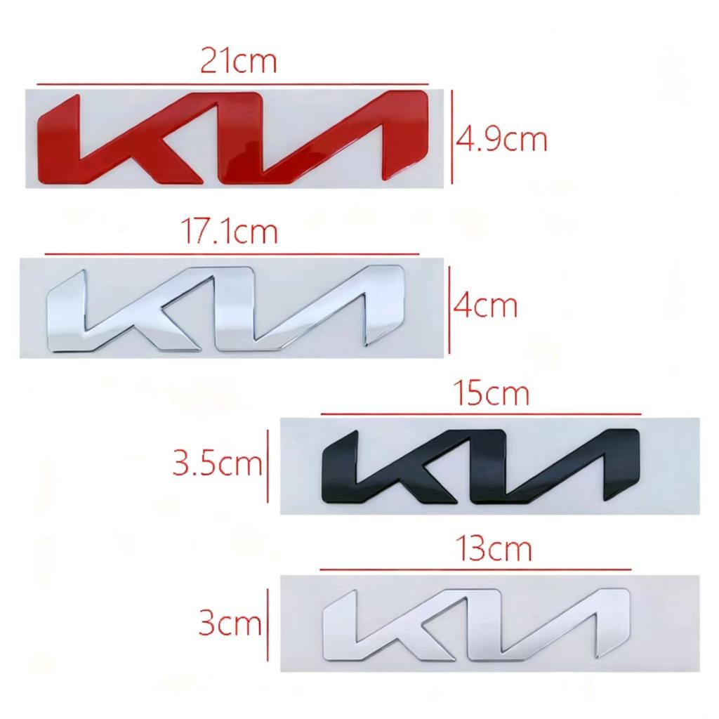 ABS Car Front And Rear Stickers Emblem Accessories For Kia GT-Line Sportage Ceed Rio Picanto Sorento Soul Cerato Venga Forte K9