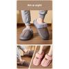 Plush Slippers EVA Thick Bottom Anti Slip Warm Plush Home Cotton Slippers for Women's Outdoor Wear