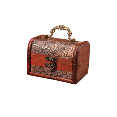 Jewelry Box Organizer Antique Multifunctional Desk Decoration Storage Case Trinket