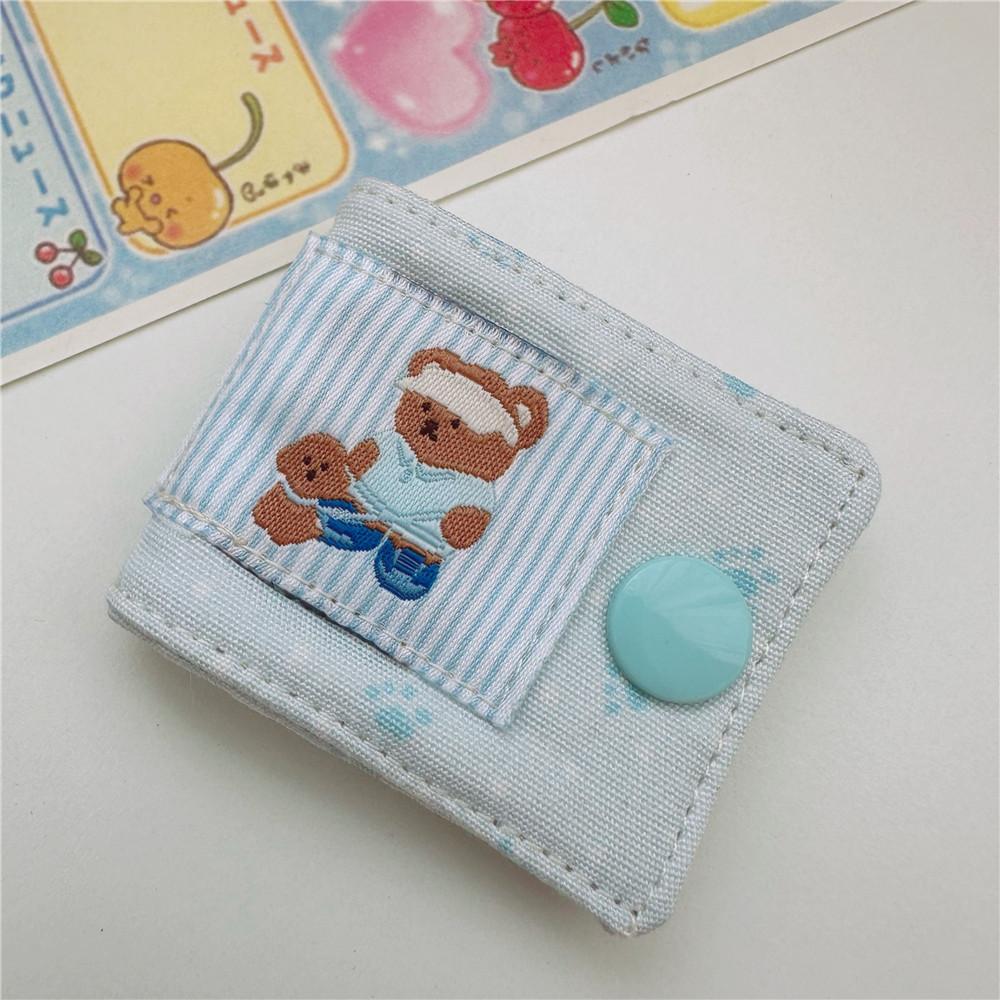 Cute and practical handmade fabric data cable organizer for small items, niche design