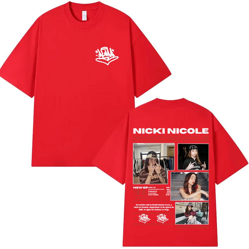 Nicki Nicole Fashion T Shirts Harajuku High Quality Tee ONeck Short Sleeve Cotton Mens Woman Cozy TShirts Gift Tops Streetwear