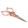 Vintage Scissors Stainless Steel Carved Handle Effort Saving Multifunction Craft Scissors for Embroidery Craft Art