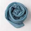 Monochrome Chiffon Square Scarf Ethnic Head Wrap For Women