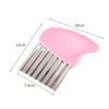 Potato Cutter Chips French Fry Maker Stainless Steel Wavy Knife French Fries Chopper Potato Knife Chopper Crinkle Wavy Slicer