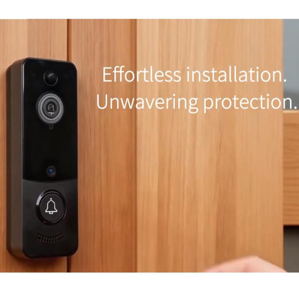 HD Wireless Video Doorbell with PIR Motion Detection, Two-Way Talk & Night Vision