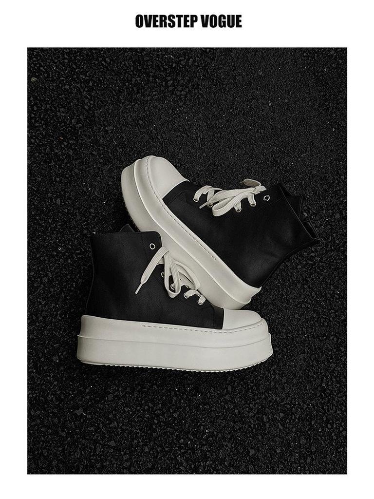 2024 A/W Unisex Thick-Soled High-Top Trend Street Dance & Skate Shoes (18456-J)