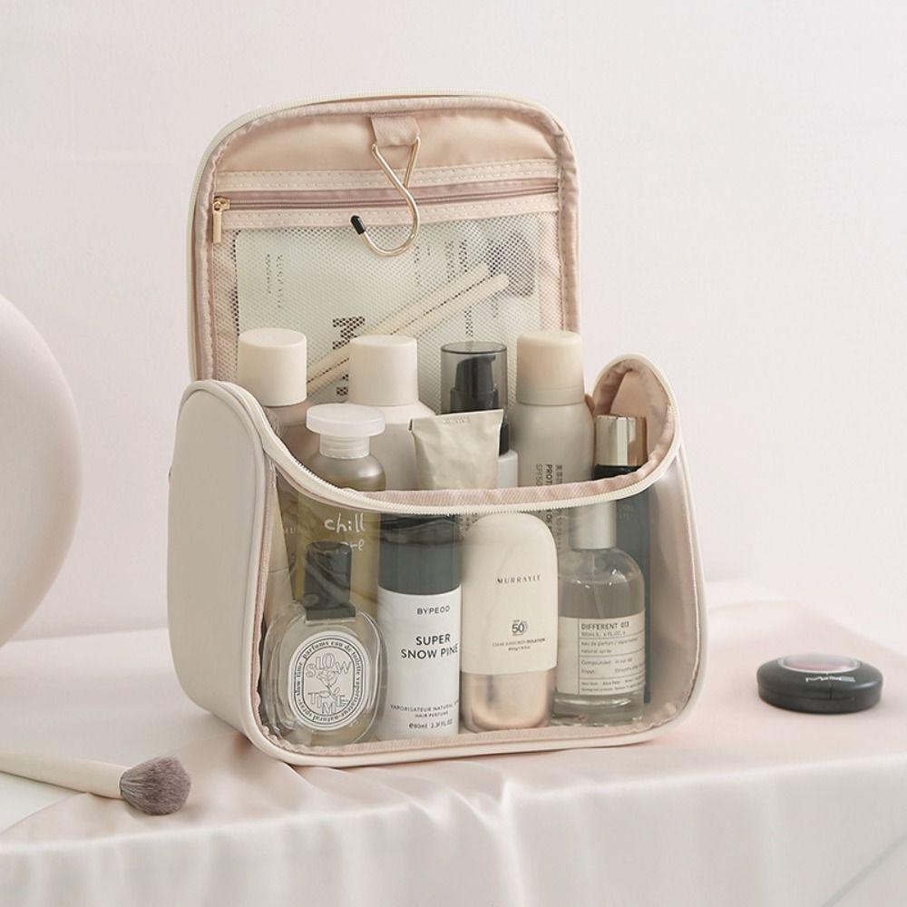 

Travel Organizer Transparent Makeup Bag Hanging Cosmetic Bags Toiletry Bag Waterproof Storage Bag