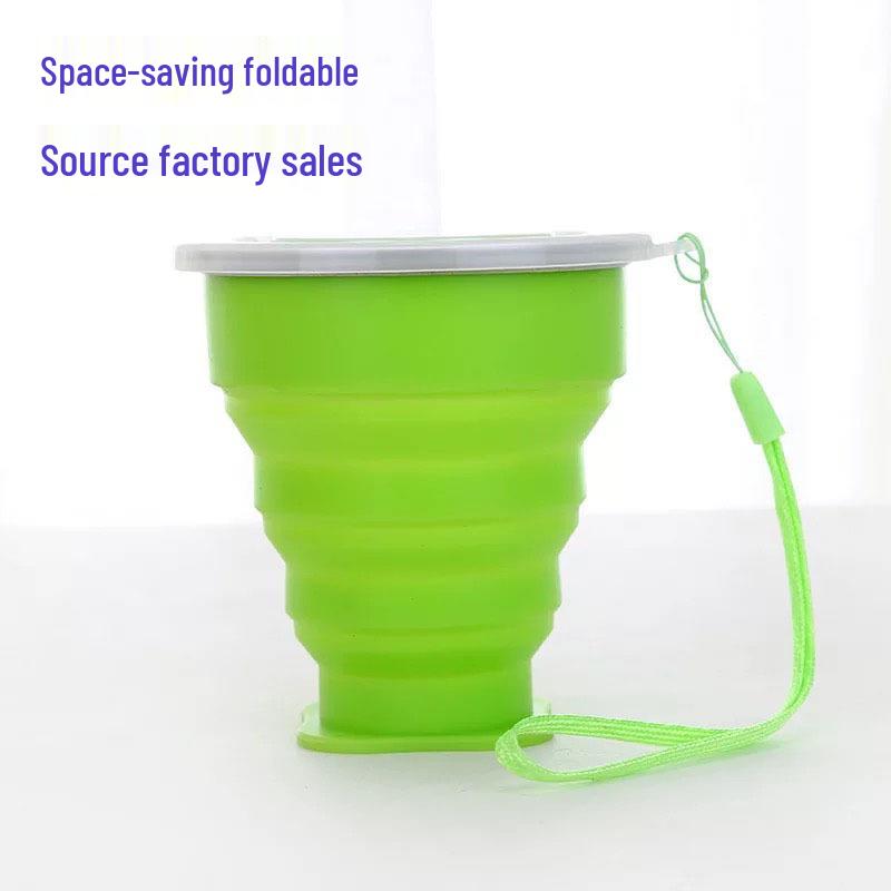 Collapsible Silicone Water Cup - Portable, Multifunctional, Candy Colors