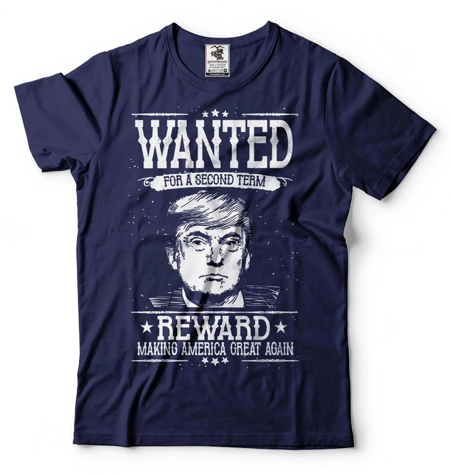 Wanted For A Second Term Shirt Funny Trump Political Tee Trump 2024 Shirt S