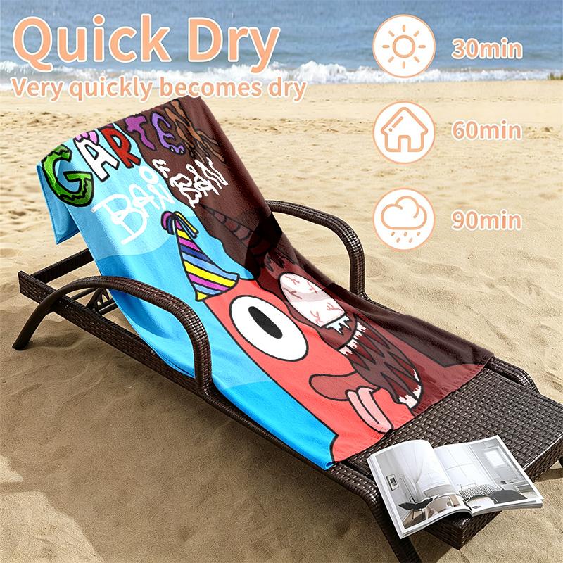 Banban Beach towels also serve as bath towels summer essential a musthave for the outdoors the beach and the pool