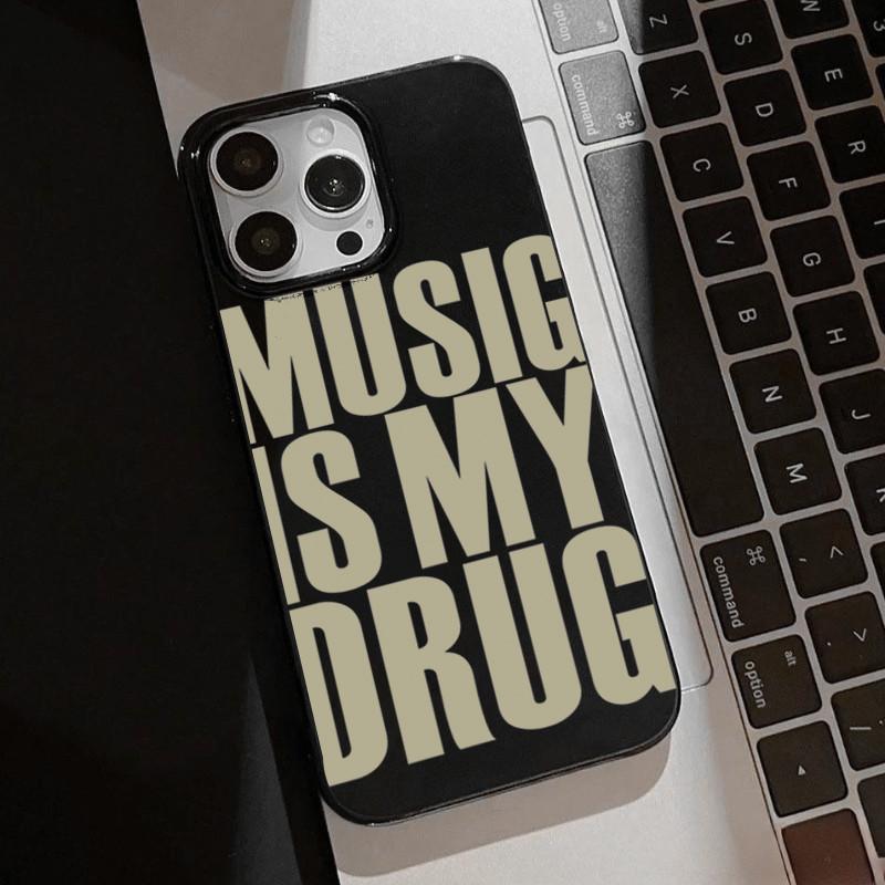 Trendy English Love Music Art Personalized Phone Case For iPhone 17 16 16E 15 14 13 12 11 Pro XS Max 7 8 Plus Creative TPU Cover