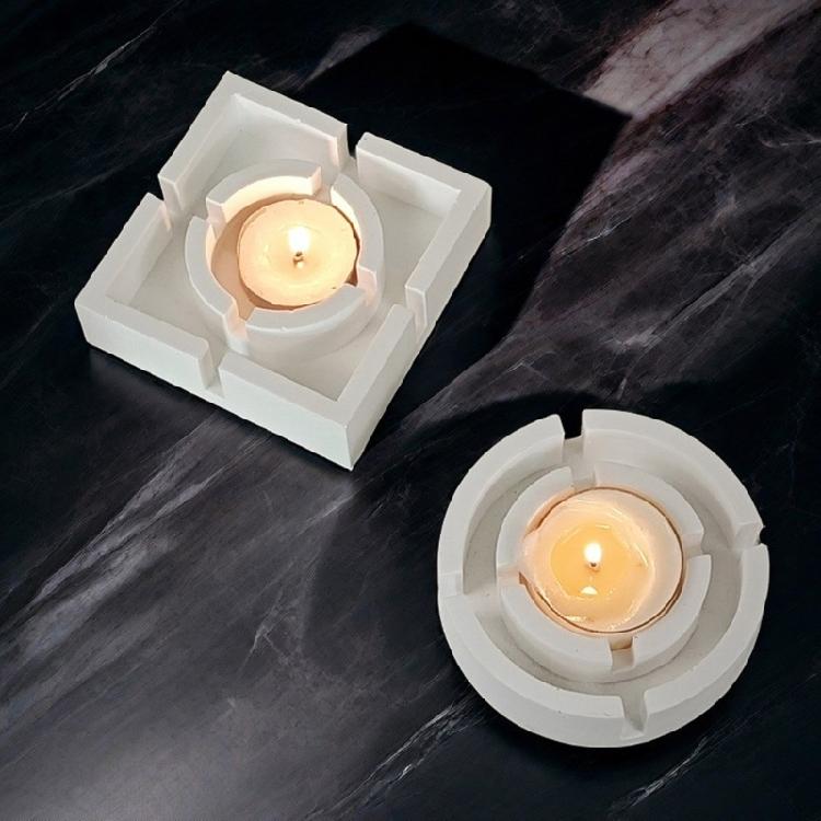 Home Decors Candlestick Epoxy Moulds Resin Art Candlestick Silicone Mould Candle Hodler Mold for Party Decorations