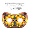 Relaxation Massage Pillow Vibrator 25W Electric Shoulder Back Heating Kneading Infrared Therapy for Car Home Shiatsu Neck