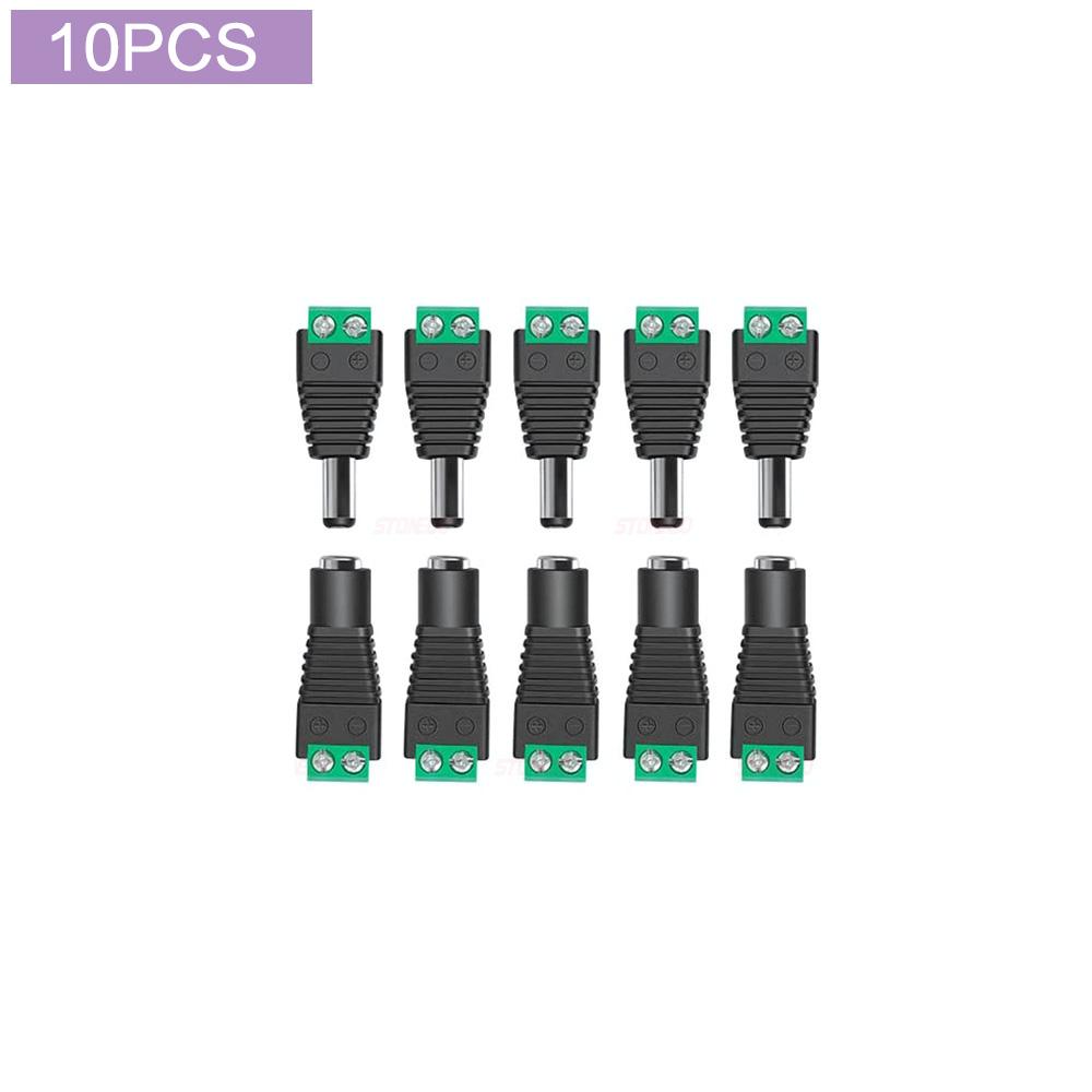 10/20/50PCS 12V DC Connectors Male Female Jack Cable Wire Line Adapter Plug Power Supply 5.5 X 2.1mm for LED Strip Light