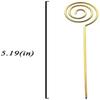 5 Inch Stainless Steel Cocktail Picks Decorative Toothpick Reusable Martini Fruit Picks Garnish Toothpicks for Drinks