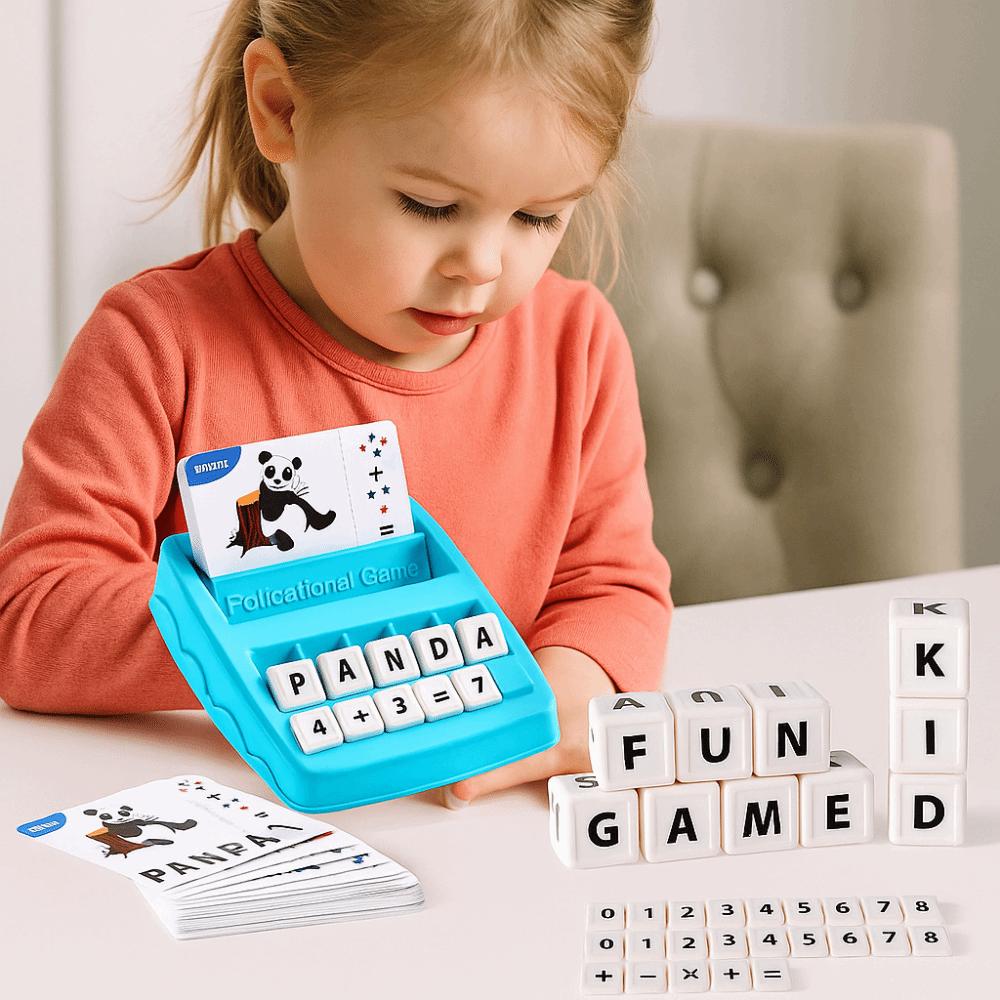 Alphabets Number Number Cognition Early Math Game Paper Sight Words Spelling Game  Children'S Gift