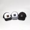 3-color Square Logo Men's and Women's Mesh Cap Hat Mesh Summer Hat