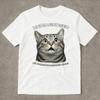Undiagnosed Cat with Motion Meme T-Shirt Cursed Cat Funny Meme Shirt Ironic Shirt Cat Lover Gif