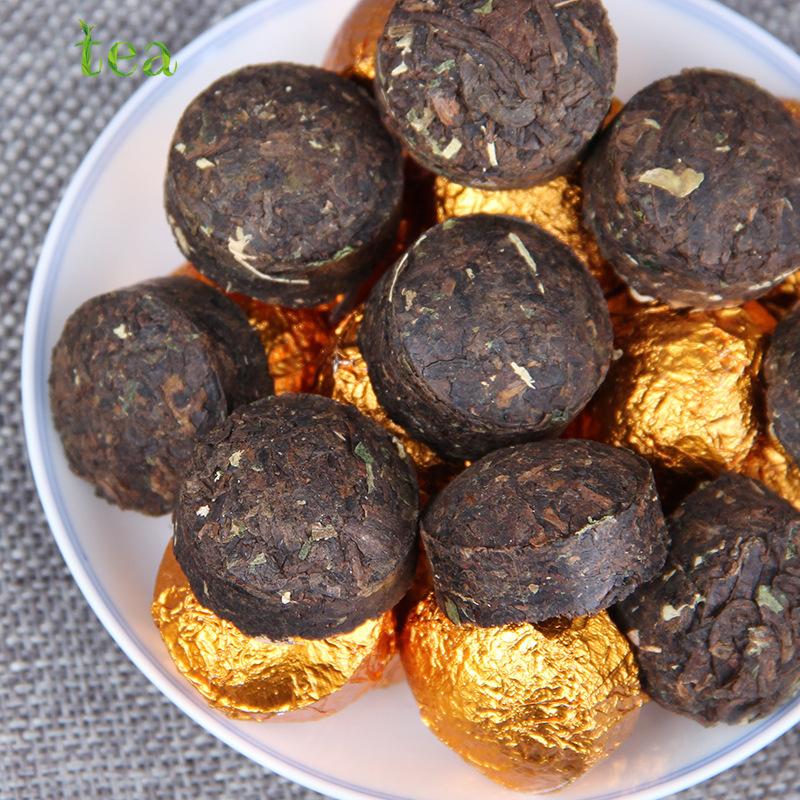 Pu'er Tea, Glutinous Rice Fragrance, Mature Tea, Glutinous Fragrance, Pu'er Tea, Xiaotuo Tea, Grade III+Glutinous Fragrant Leaves, 500g Bag