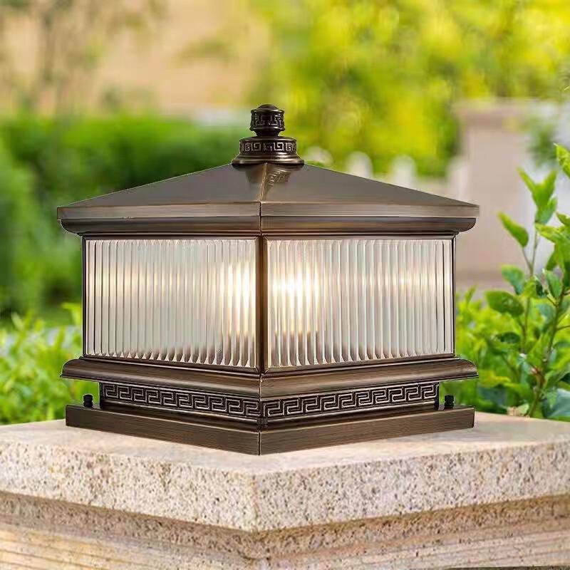 Oeny Outdoor Solar Pillar Light