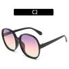 Exaggeration oversize Round Sunglasses Women Brand Designer Vintage Sun Glasses Ladies Korean Style Shades Eyewear