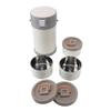 Insulated Food Jar 2.3L 3 Tier Microwave Safe 304 Stainless Steel Thermal Lunch Box with Shoulder Strap for School  