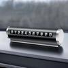 Universelle Metall Auto Temporäre Parkkarte Drehen Telefonnummernschild Aluminium Aufkleber Parkstopp im Autostyling Autozubehör