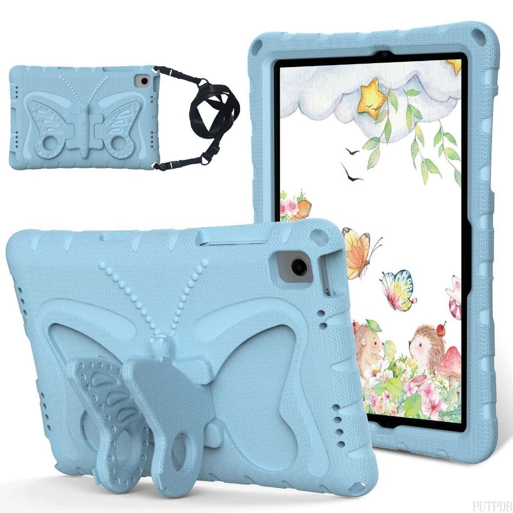 NEW EVA Kids Butterfly Stand Case For Samsung Tab A11+A9+Plus 11"SM-X210 X216B Tablet Cover Tab A11/A9 8.7"X110/X115 Funda+Strap