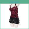 Set Costume Obsession Nikki Con Tessuto Elastanico Per Performance di Halloween