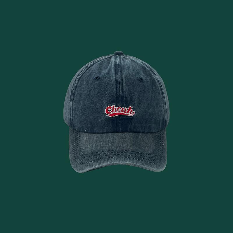 American Fashion Brand Retro Washing Baseball Cap for Men and Women Korean Version Simple Embroidery Soft Top Sun Protection Couple Baseball Cap