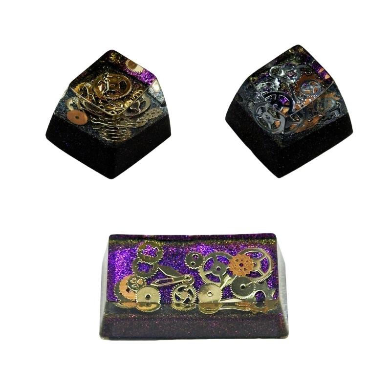 OEM Height Clear Resin Keycap for MX Switches, Durability Resin Keycap, Smooth Texture KeyCaps Durability Build