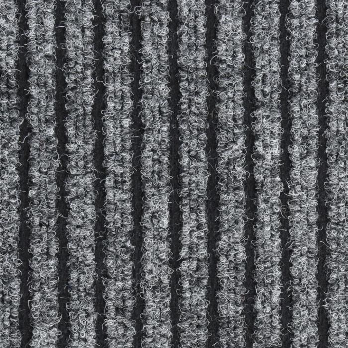 VidaXL Paillasson rayé Gris 40x60 cm