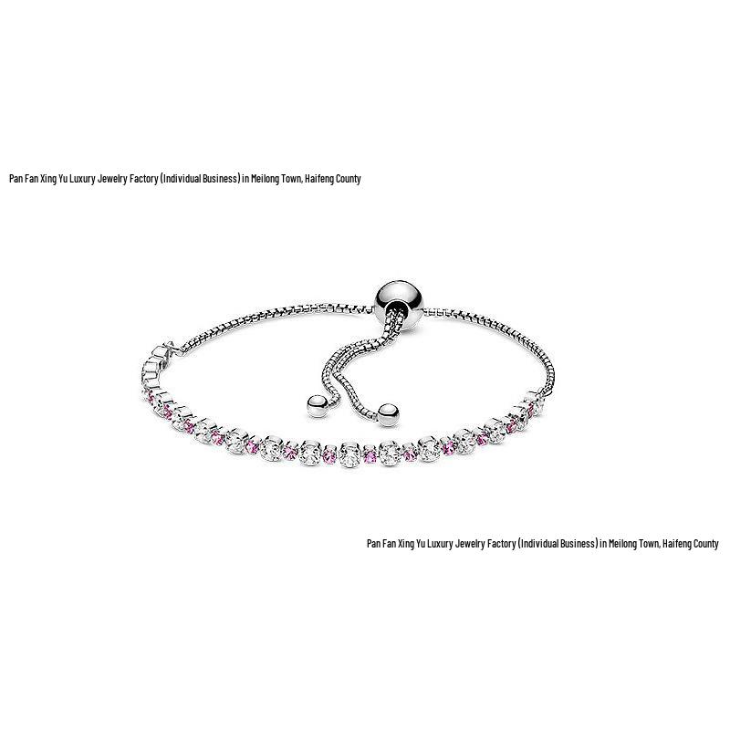 Emperor Heart White Copper Silver-Plated Necklace - Women's Collarbone Chain