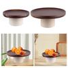 Japanese Style Cake Plate Dessert Holder Wood Dish Clay Pedestal for Dessert